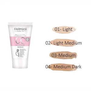 خرید سی سی کرم فارماسی شماره ۰۱ رنگ روشن SPF25 حجم ۵۰ میلی‌لیتر
